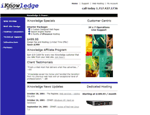 Tablet Screenshot of infrahost.net